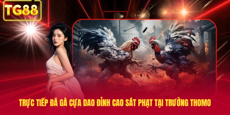 Trực Tiếp Đá Gà Cựa Dao Đỉnh Cao Sát Phạt Tại Trường Thomo